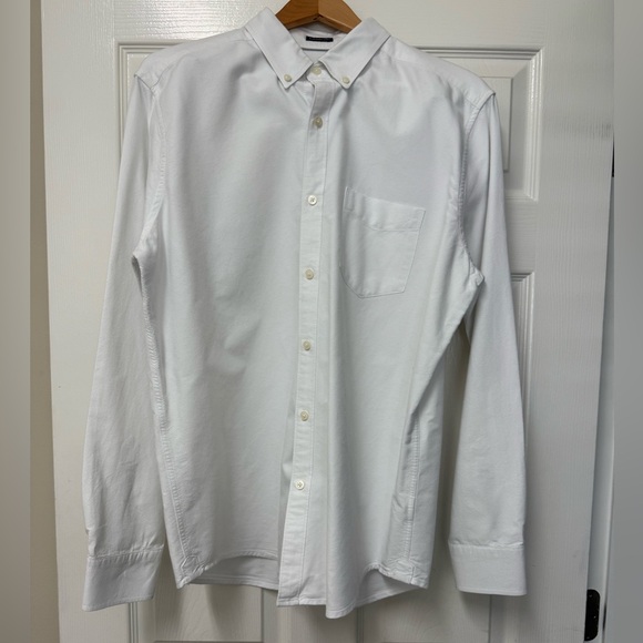 American Eagle Outfitters Other - American Eagle Men’s Classic White Long Sleeve “Seriously Soft” Shirt Size L